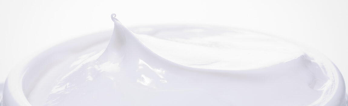 achtergrondfoto pot crème